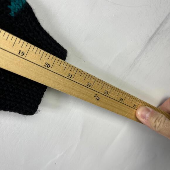 Vintage 80s LL Bean Cardigan Knit Sweater Unisex Large Wool - Picture 9 of 13